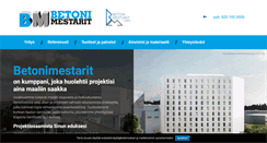 Desktop Screenshot of betonimestarit.fi